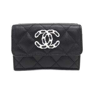 CHANEL Authentic Black Wallet